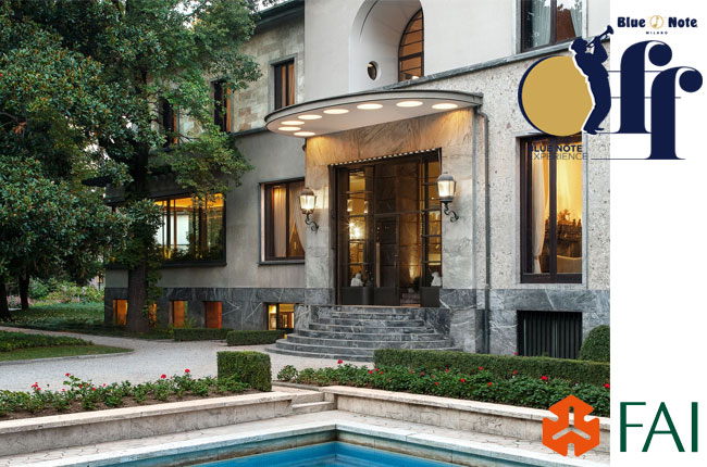 Blue Note Off a Villa Necchi per ‘Sere FAI d’Estate’