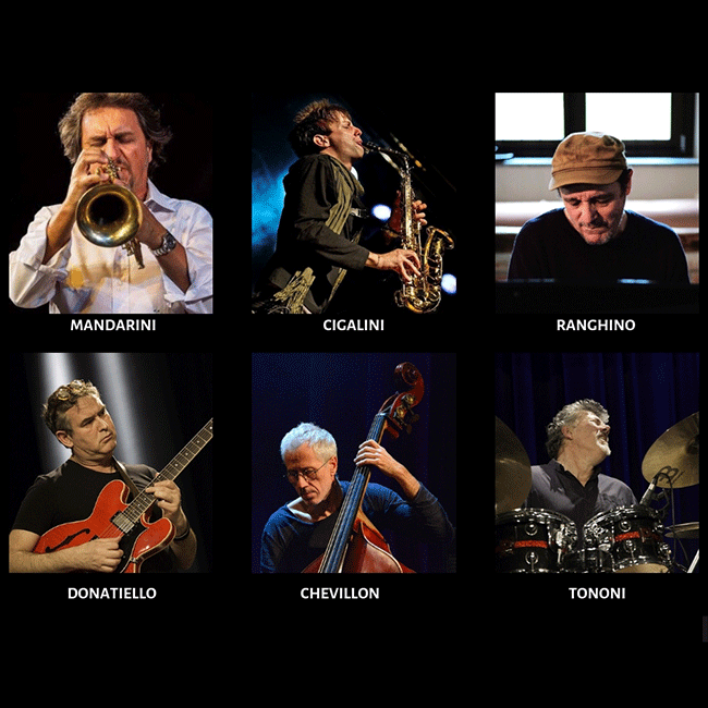Donatiello, Chevillon, Tononi, Cigalini, Mandarini & Ranghino play Carla Bley 10/04/2019 21.00